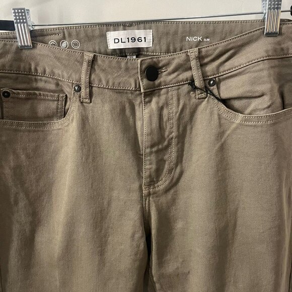 NWT Men's DL1961 Nick Slim Jeans in Valley Green Size 32 - Picture 6 of 11